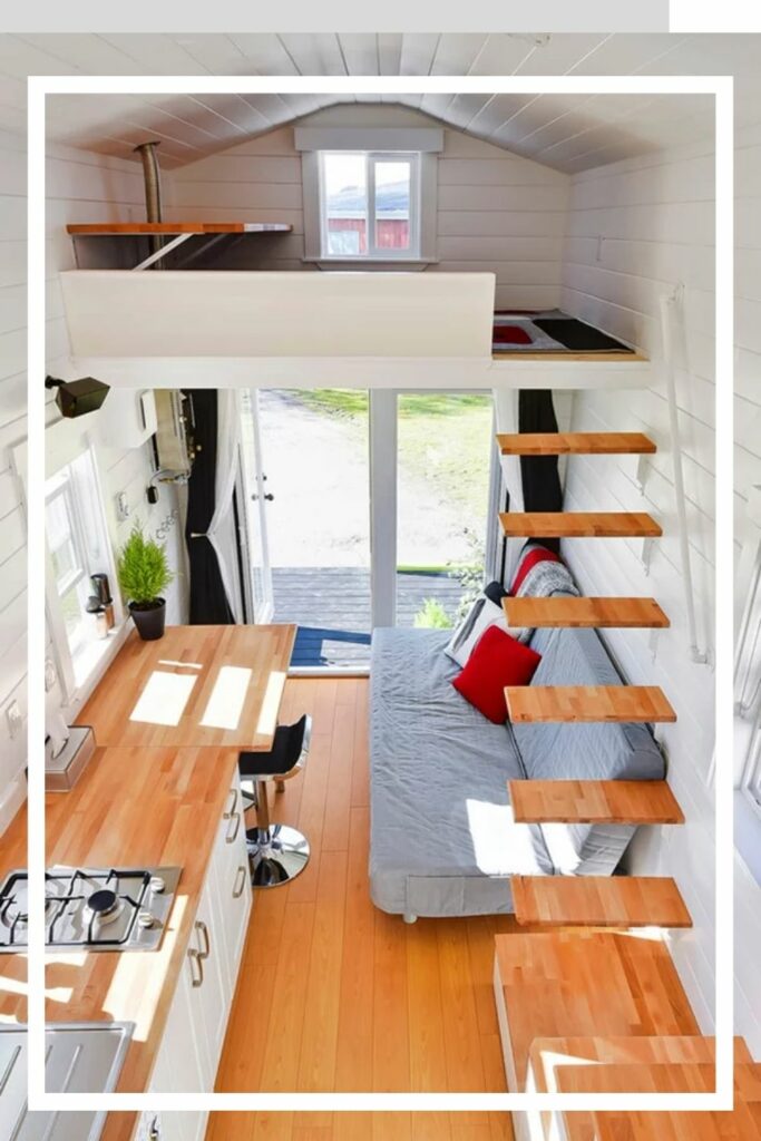loft of tiny house ideas